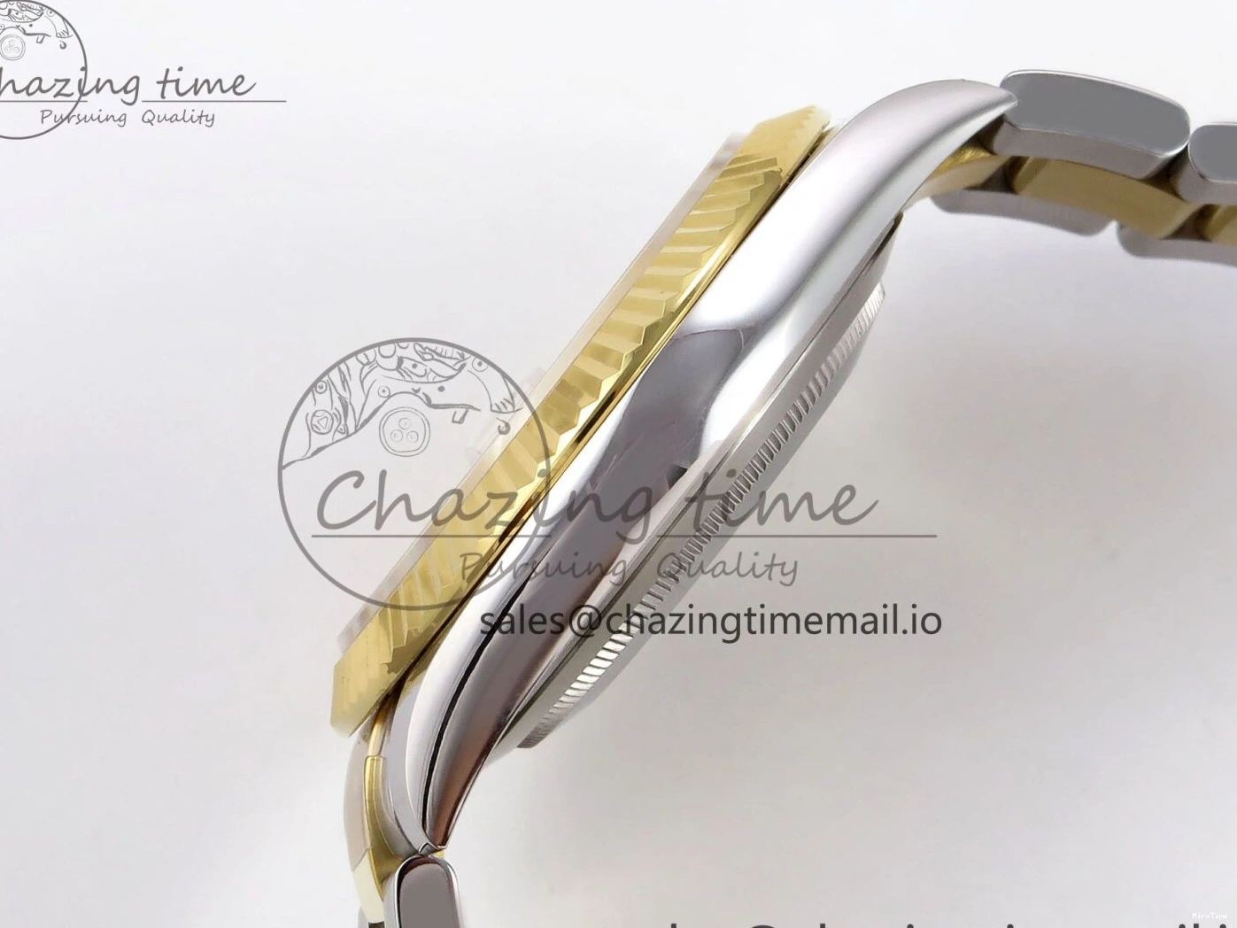 MiroTime 0201 Breathable DateJust 41 SS YG ARF 1:1 Best Edition 904L Steel YG Stick Dial on Oyster Bracelet SH 1260